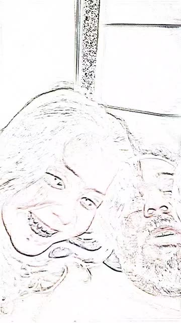 Preview for a Spotlight video that uses the Pencil Sketch Lens