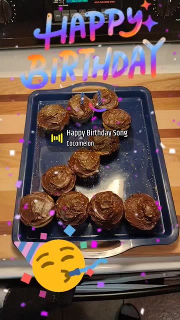 Preview for a Spotlight video that uses the Happy Birthday Lens