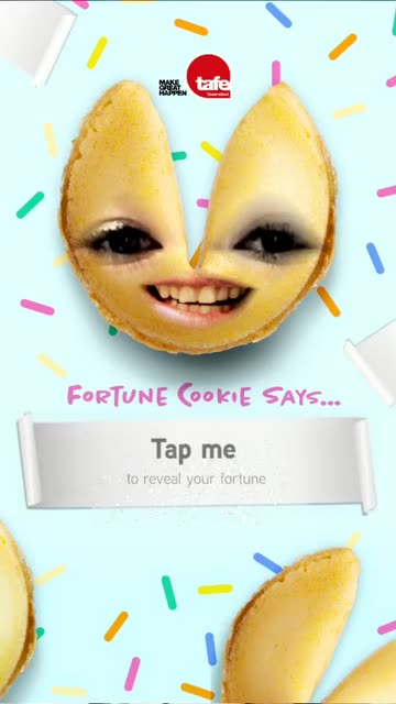 Preview for a Spotlight video that uses the Fortune Cookie Lens
