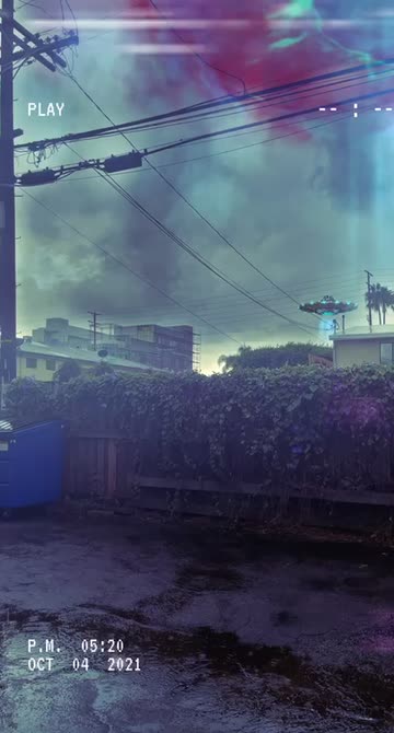 Preview for a Spotlight video that uses the UFO Invasion Lens