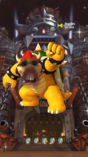 Preview for a Spotlight video that uses the Bowser Face Lens