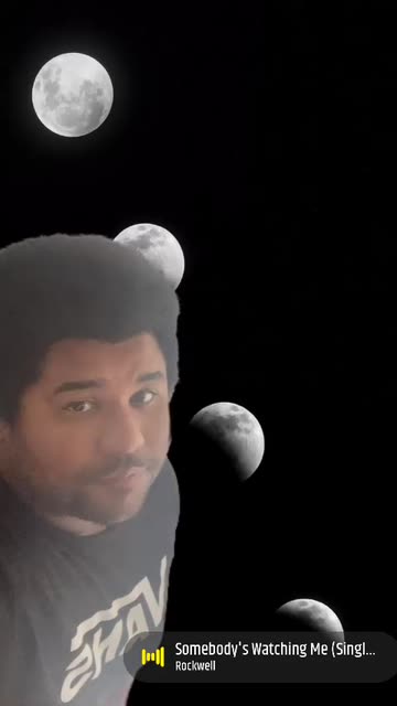 Preview for a Spotlight video that uses the Moon Phase Lens