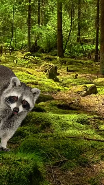 Preview for a Spotlight video that uses the raccoon Lens