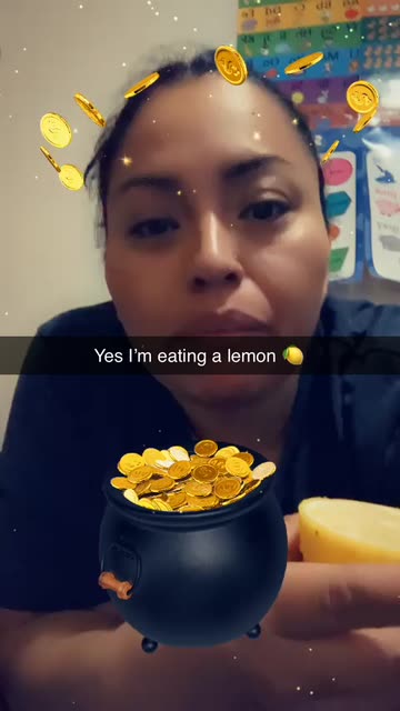 Preview for a Spotlight video that uses the Golden Coins Halo Lens