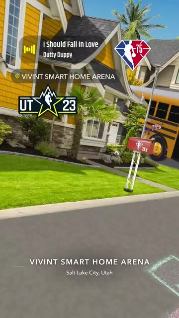 Preview for a Spotlight video that uses the NBA 75 Updated 2 Lens