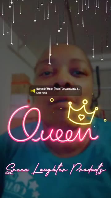 Preview for a Spotlight video that uses the Name Queen Streak Lens