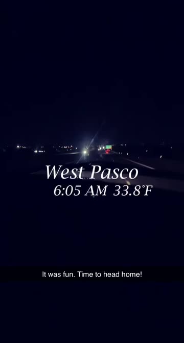Preview for a Spotlight video that uses the CITY TEMPERATURE Lens