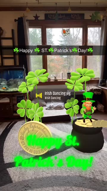 Preview for a Spotlight video that uses the Lucky Leprechaun Lens