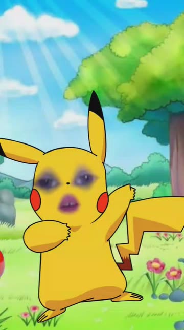 Preview for a Spotlight video that uses the Pikachu Pokemon Lens