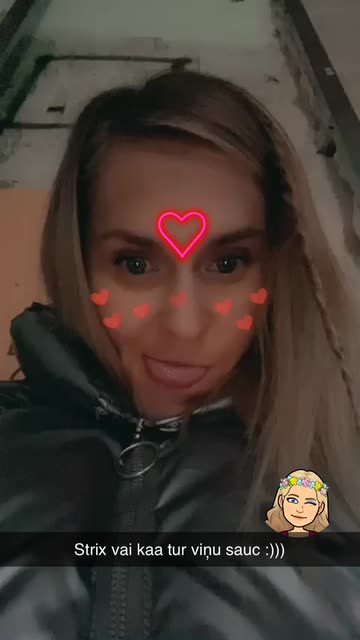 Preview for a Spotlight video that uses the Heart Freckles Lens