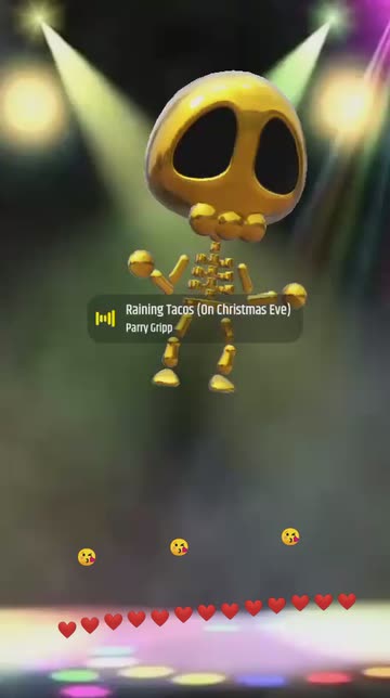 Preview for a Spotlight video that uses the Skeleton Boogie Lens