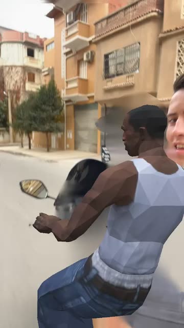Preview for a Spotlight video that uses the cj body Lens