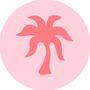 PINK PALM PUFF