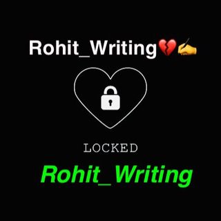 Rohit Writing ✍️💔