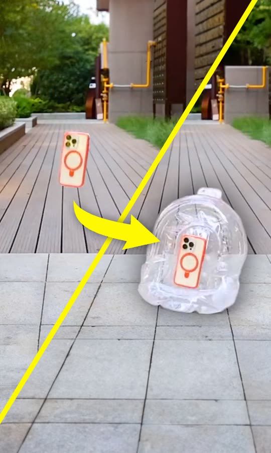 Un airbag pour téléphone 😮
