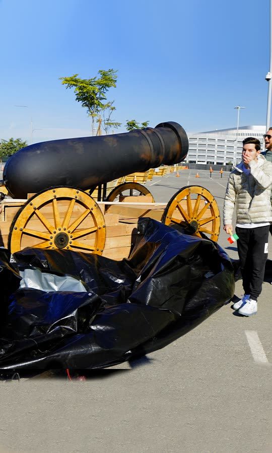 World's Largest T-Shirt Cannon 👀