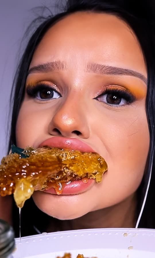 Sucking On Delicious Honeycomb