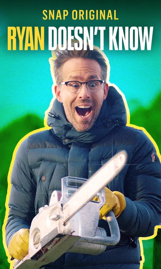Ryan Reynolds + A Chainsaw... What Could Go Wrong?