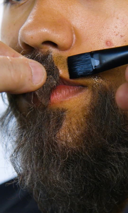 How Fake Facial Hair Is Applied For Movies