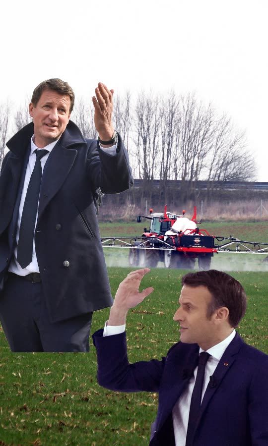 Macron, Jadot et les pesticides