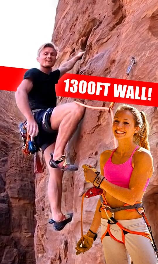 Climbing A 1300FT Wall!