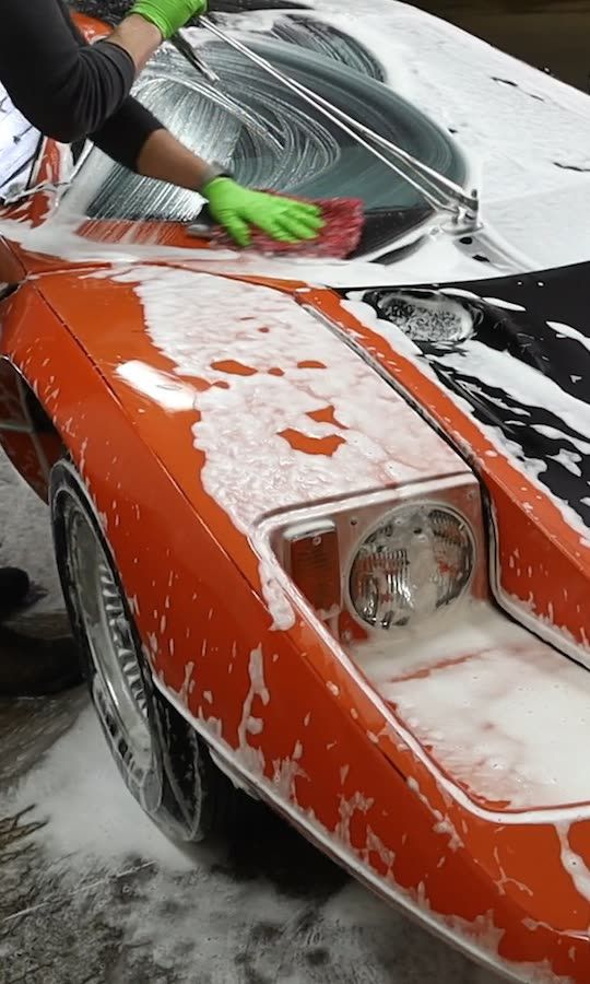 Abandoned Car Gets First Wash In 37 Years