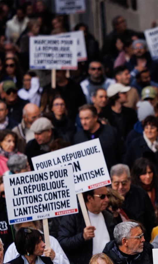 Voici l'évolution des actes antisémites en 🇫🇷