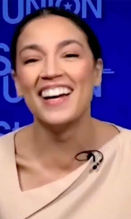 AOC Laughs When Asked If She Will Endorse Biden