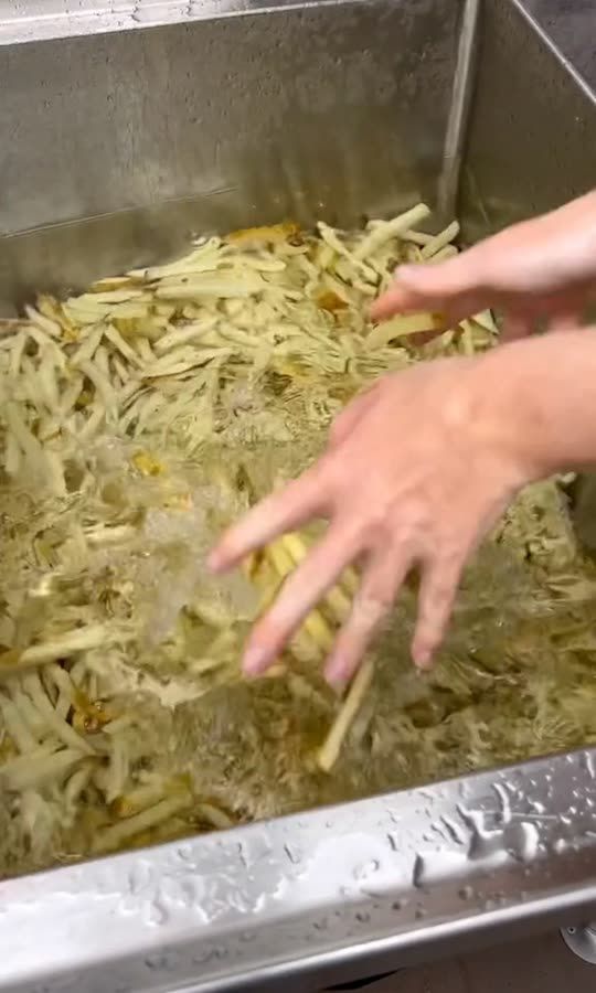 the only way to clean fries