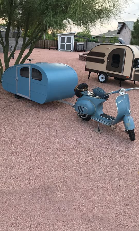 Fit All Your Camping Needs In This Vespa Trailer