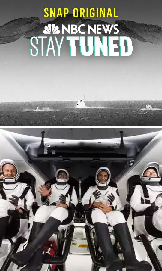 4 SpaceX astronauts return to earth