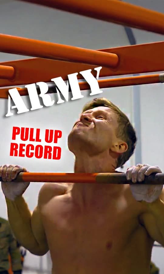 Insane Military Pull Up Record!