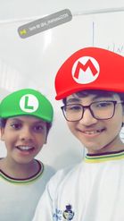 Preview for a Spotlight video that uses the Mario Luigi Cap 3D Lens