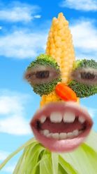 Preview for a Spotlight video that uses the Corn Head 🌽  Lens