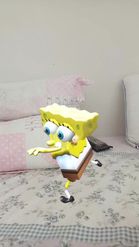 Preview for a Spotlight video that uses the Spongebob Dance XL Lens