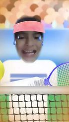 Preview for a Spotlight video that uses the Tennis Season Lens