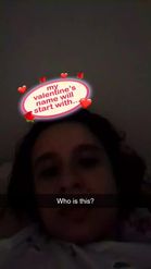 Preview for a Spotlight video that uses the WHOS MY VALENTINE Lens