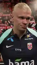 This video captures Erling Haaland's incredible performance as he scores five goals in a single national team match, a feat not seen since the 1940s. The footage includes highlights of his goals, his reactions on the pitch, and a post-match interview where he discusses the historic night, his team's attacking strategy, and the penalty decision that led to his hat-trick. by @erling.haaland with Original Sound by erling.haaland