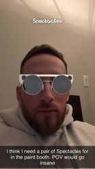 Preview for a Spotlight video that uses the Spectacles 3 Try On Lens