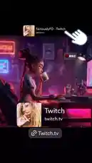This animated video features streamer SeriouslyFD promoting her live broadcast on Twitch. It showcases her digital avatar in a vibrant, neon-lit gaming setup, complete with a 'LIVE NOW!' banner and a prominent 'REC' icon, all designed to attract viewers to her channel. by @seriouslyfd with Original Sound by seriouslyfd