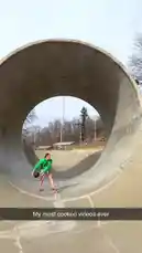 In this action-packed clip, Chris Colditz attempts to slide down a massive concrete tube but loses his balance and tumbles dramatically. Watch as he tries to recover, only to be hit by a ball, capturing a hilarious and unexpected moment of failure. by @chriscolditz with Original Sound by chriscolditz