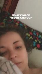 Preview for a Spotlight video that uses the What Veggie Are You? Lens