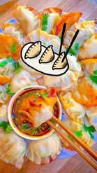 Preview for a Spotlight video that uses the korean dumpling Lens