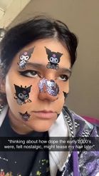 Preview for a Spotlight video that uses the Goth Hello Kitty Lens