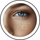 Glitter Freckles Lens and Filter by Style Lenses by Snap on Snapchat