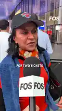 Front Office Sports (FOS) interviews fans outside Madison Square Garden about how much they paid for Knicks tickets to Game 3 of the NBA Finals. Responses range from free to over $2,000 per ticket, with many citing prices around $675-$710. The crowd, decked out in team gear, shares their experiences and ticket prices in this street-style poll. by @fossnap with Original Sound by fossnap