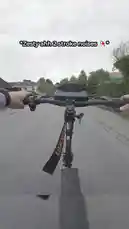 This first-person POV video captures a thrilling ride on a Vepace electric bike. The rider accelerates through a residential area, showcasing a modern digital display that climbs to 48 km/h. The journey takes a surprising turn as a police van passes by, adding an element of suspense to the otherwise smooth ride. by @vepace with Original Sound by vepace