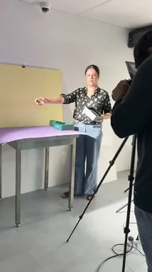 This video takes you behind the scenes of a professional product photoshoot for Republic beverages and desserts. It features a stylist arranging products on set, a photographer capturing images with a DSLR camera, and close-up shots of coffee being prepared using espresso machines and milk pitchers. The final frames reveal the brand name 'Republic' on various drinks and packaging, concluding with contact information for Directline. by @directline with directline by Contains: Way down We Go (Stripped) - KALEO