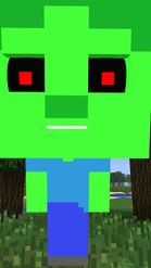 Preview for a Spotlight video that uses the Minecraft Zombie Lens