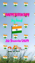 Preview for a Spotlight video that uses the Happy Republic Day Lens